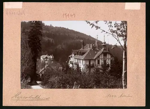 Fotografie Brück & Sohn Meissen, Ansicht Bärenfels, Hotel Kaiserhof