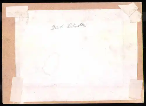 Fotografie Brück & Sohn Meissen, Ansicht Bad Elster, Partie am Kurhaus