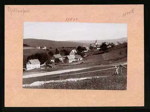 Fotografie Brück & Sohn Meissen, Ansicht Schellerhau, Gehöft am Ortsrand