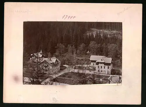 Fotografie Brück & Sohn Meissen, Ansicht Bärenburg, Partie an der Schäfermühle