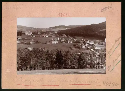 Fotografie Brück & Sohn Meissen, Ansicht Bärenfels, Blick von der Tellkoppe