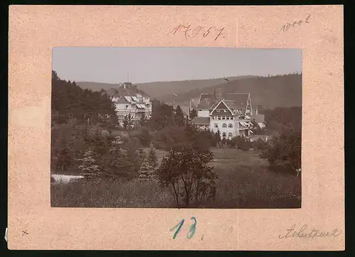 Fotografie Brück & Sohn Meissen, Ansicht Bad Elster, Villen am Albertpark