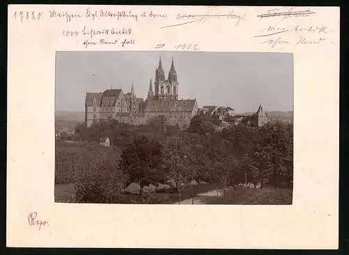 Fotografie Brück & Sohn Meissen, Ansicht Meissen i. Sa., Albrechtsburg