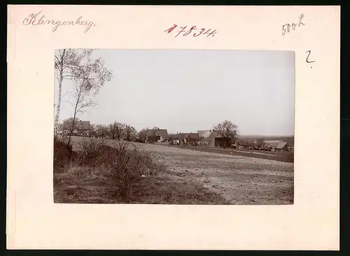 Fotografie Brück & Sohn Meissen, Ansicht Klingenberg, Blick auf Neuklingenberg