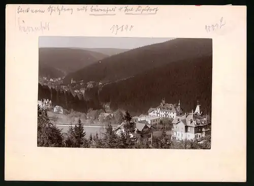 Fotografie Brück & Sohn Meissen, Ansicht Kipsdorf, Blick vom Spitzberg