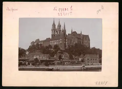 Fotografie Brück & Sohn Meissen, Ansicht Meissen i. Sa., Albrechtsburg & Dom