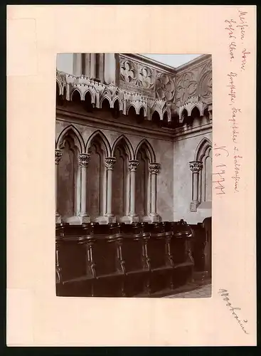 Fotografie Brück & Sohn Meissen, Ansicht Meissen i. Sa., Blick auf den Hohen Chor im Meissener Dom
