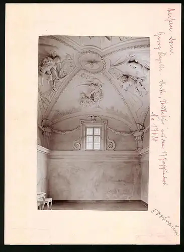 Fotografie Brück & Sohn Meissen, Ansicht Meissen i. Sa., Deckenrelief der Georgs-Kapelle im Dom