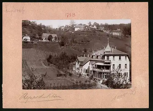 Fotografie Brück & Sohn Meissen, Ansicht Kipsdorf i. Erzg., Blick auf die Pension Margaretenhof, Gustav Holfert, Villen