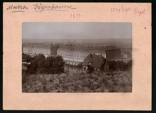 Fotografie Brück & Sohn Meissen, Ansicht Meissen i. Sa., Kaserne des 2. Königlich Sächsischen Jäger-Bataillon Nr. 13