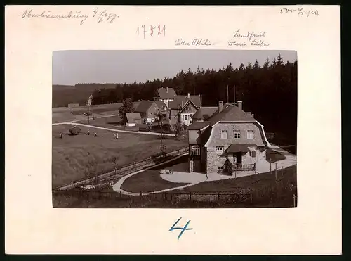 Fotografie Brück & Sohn Meissen, Ansicht Oberbärenburg i. Erzg., Villa Ottilie, Landhaus Marie Luise