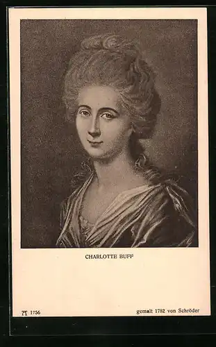 AK Goethes Freundin Charlotte Buff