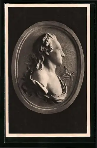 AK Johann Wolfgang von Goethe, Relief