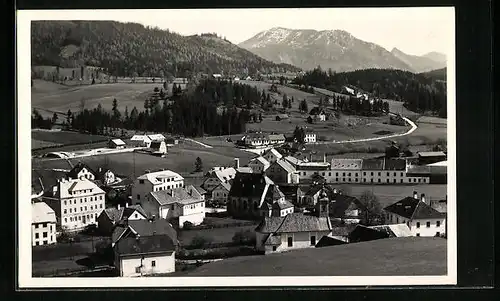 AK Mitterbach, Ortsansicht aus der Vogelschau