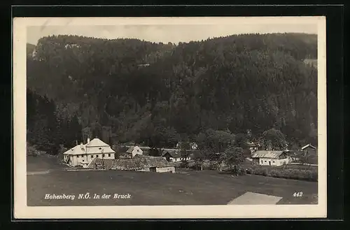 AK Hohenberg, In der Bruck mit Bergpanorama