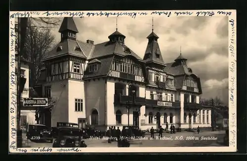 AK Mönichkirchen a. Wechsel, Hotel Binder