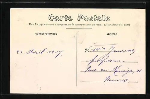 AK Liffré, La Rue de Fougères