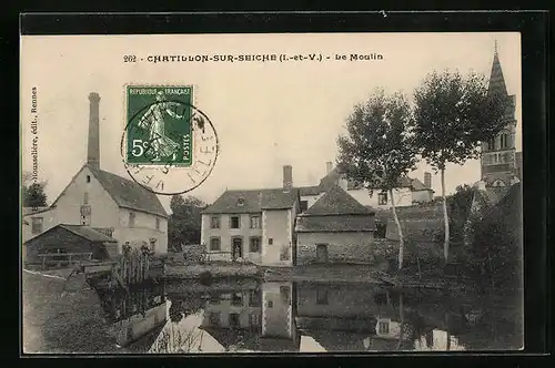 AK Chatillon-sur-Seiche, Le Moulin