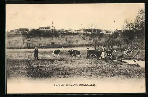 AK La Chapelle Montmartin, Vue panoramique