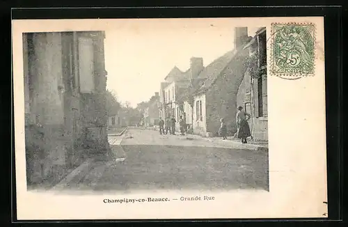 AK Champigny-en-Beauce, Grande Rue
