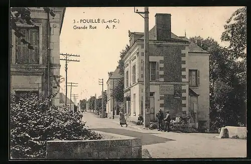 AK Pouillé, Grande Rue