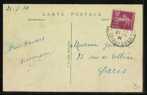 AK Pouillé, Grande Rue