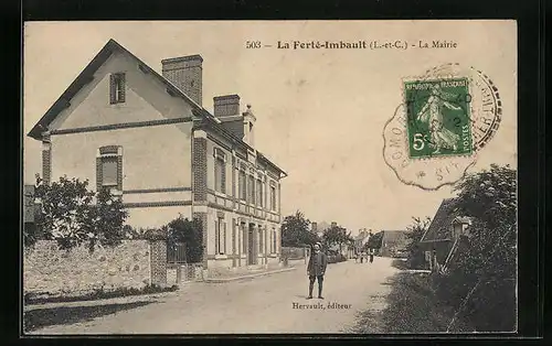 AK La Ferté-Imbault, La Mairie