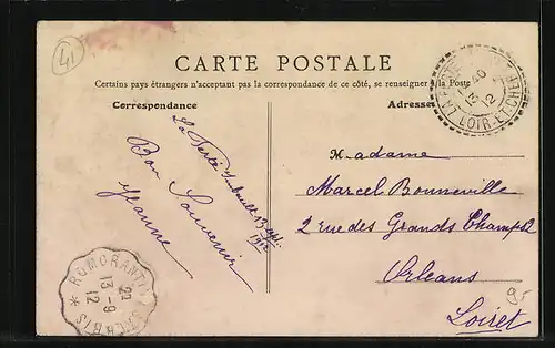 AK La Ferté-Imbault, La Mairie