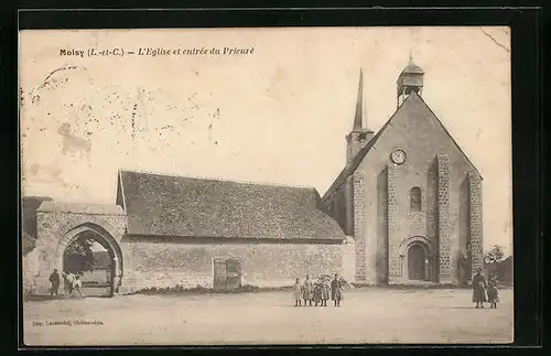 AK Moisy, L`Eglise et entrée du Prieuré