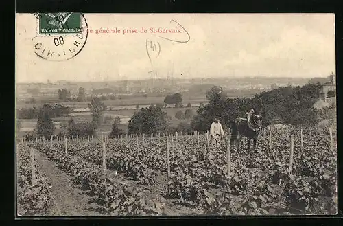 AK St-Gervais, Arbeit im Weinberg