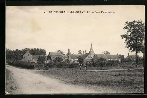 AK Saint-Hilaire-la-Gravelle, Vue Panoramique