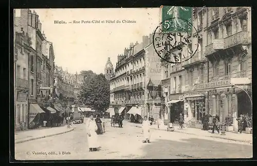 AK Blois, Rue Porte-Côté et Hôtel du Château