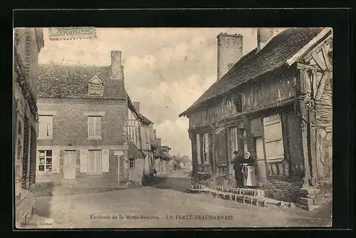 AK La Ferté-Beauharnais, Ortsansicht mit Strassenpartie
