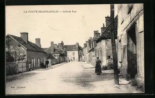 AK La Ferté-Beauharnais, Grande Rue