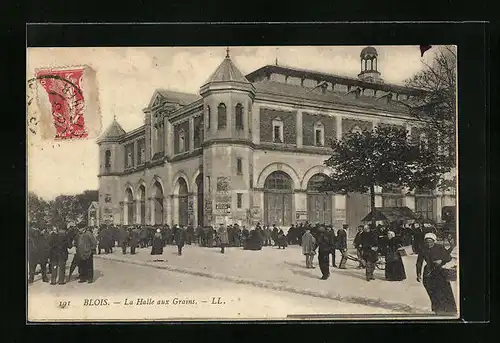 AK Blois, La Halle aux Grains