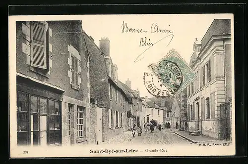 AK Saint-Dyé-sur-Loire, Grande-Rue