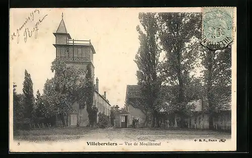 AK Villeherviers, Vue de Moulinneuf