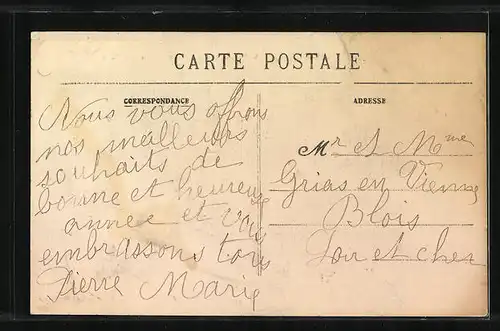 AK Suèvres, La Mairie et la Poste