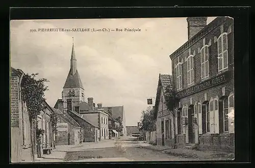 AK Pierrefitte-sur-Sauldre, Rue Principale