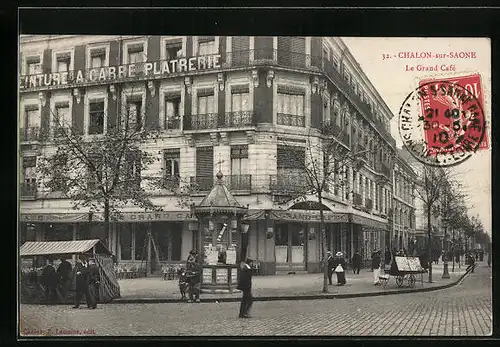 AK Chalon-sur-Saone, Le Grand Cafe