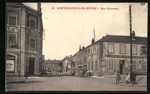 AK Montchanin-Les-Mines, Rue Centrale