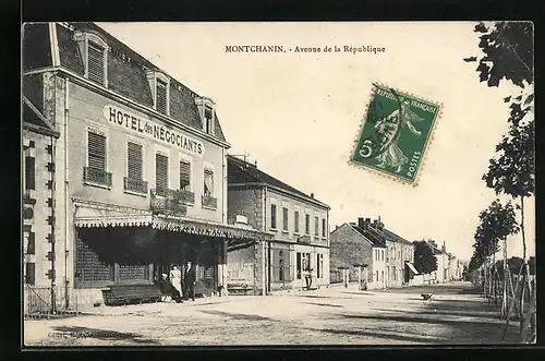 AK Montchanin, Avenue de la Republique