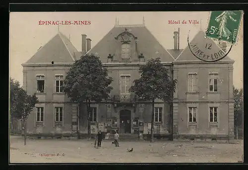 AK Épinac-Les-Mines, Hotel de Ville
