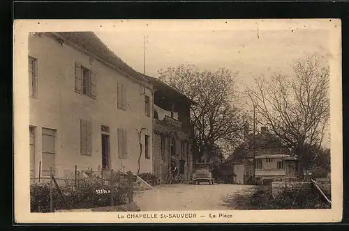 AK La Chapelle St-Sauveur, La Place