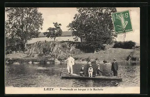 AK Laizy, Promenade en barque a la Rochette