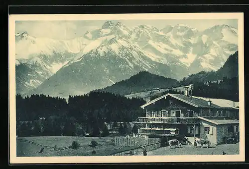 AK Sonthofen /Allgäu, Pension Sonnenalm, Inh. A. Fässler