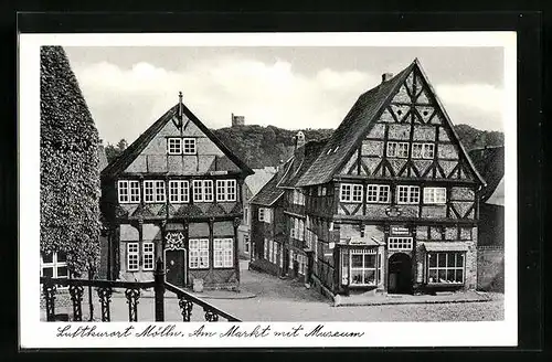 AK Mölln, Am Markt mit Museum