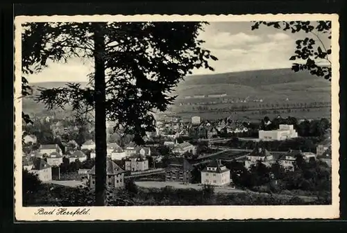 AK Bad Hersfeld, Ortsansicht aus der Vogelschau