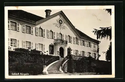 AK Bürgeln, Treppenaufgang zum Schloss