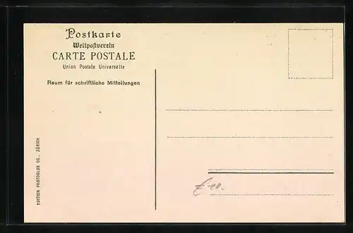 AK Füssen /Allgäu, Das Schloss vor den Bergen